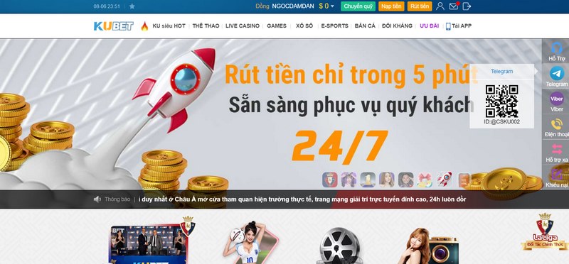 Chăm sóc khách hàng hiện đang hỗ trợ thông qua đa kênh